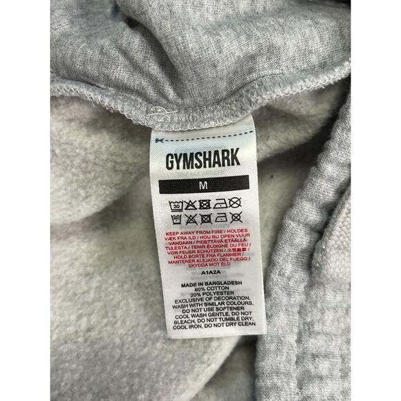 Gymshark Jogger Pants Mens Medium Gray Fleece Athletic Training Lounge Gym - Picture 9 of 12